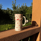 Handcrafted Ceramic Hearts Pitcher 1L