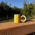 Handcrafted Striped Mugs 250ml