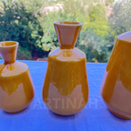 Vases en Céramique Artisanale – Jaune Soleil