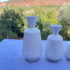 Vases en Céramique Artisanale – Blanc Minimaliste