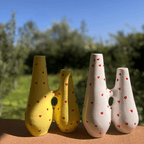 Vase artisanal céramique Cœurs Duo